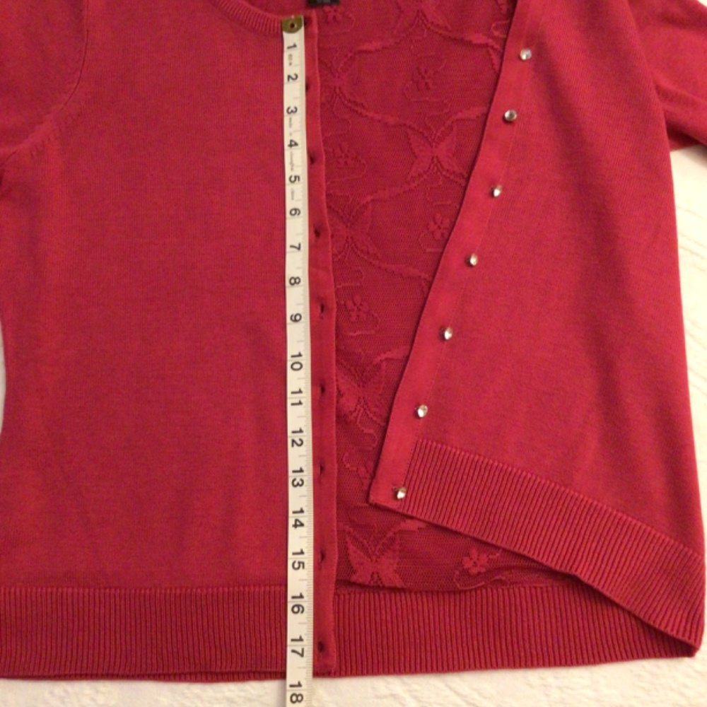 Knitted red sweater, NWOT - Picture 9 of 14